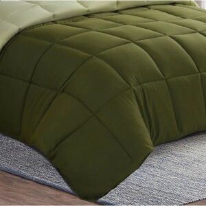 Olive Green Quilted Comforter